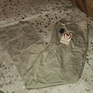 Tan Chinos with Relaxed Straight-Leg Cut